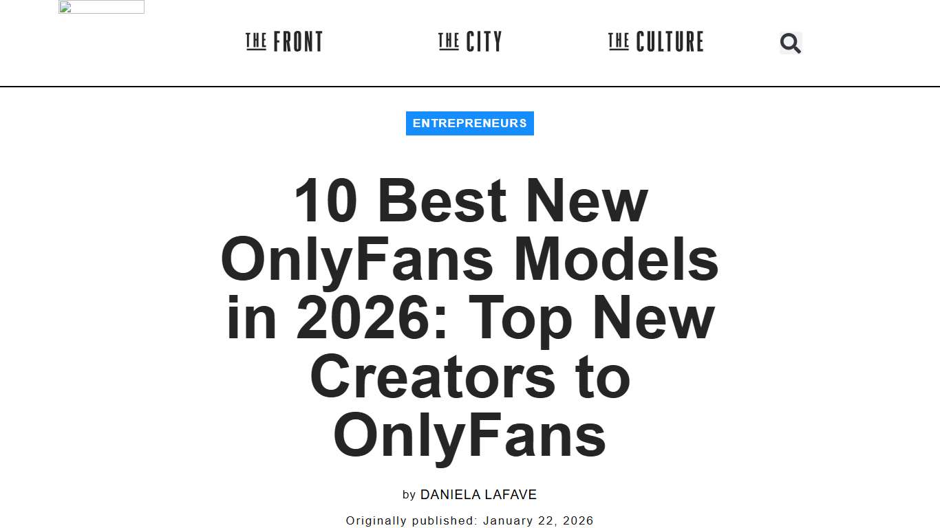 10 Best New OnlyFans Models in 2026: Top New Creators to OnlyFans - The Village Voice